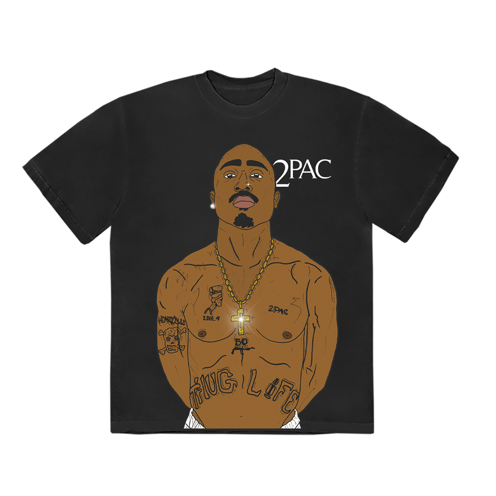 Picture Me Black T Shirt 2PAC Official Store